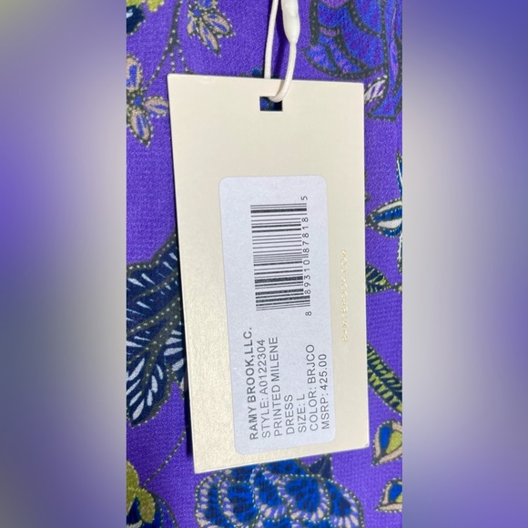 Ramy Brooke | Milene Floral Split Neck Dress | Pullover | Summer Flirty - Picture 6 of 6